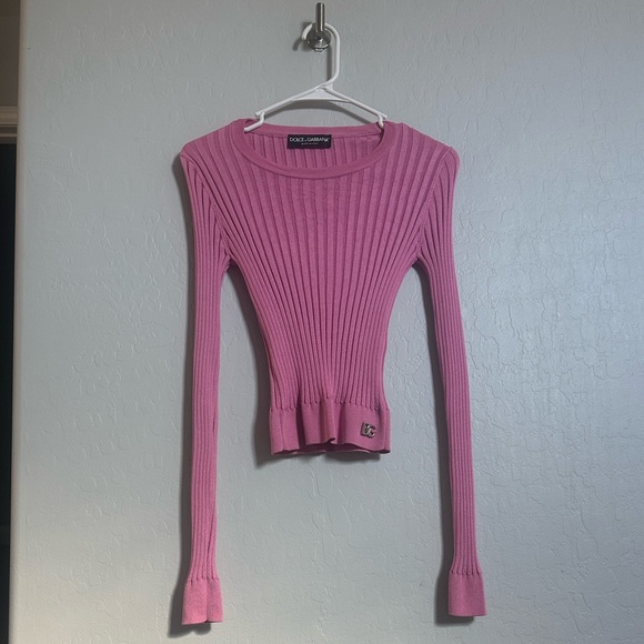 Dolce & Gabbana Fuchsia Long Sleeve Top
